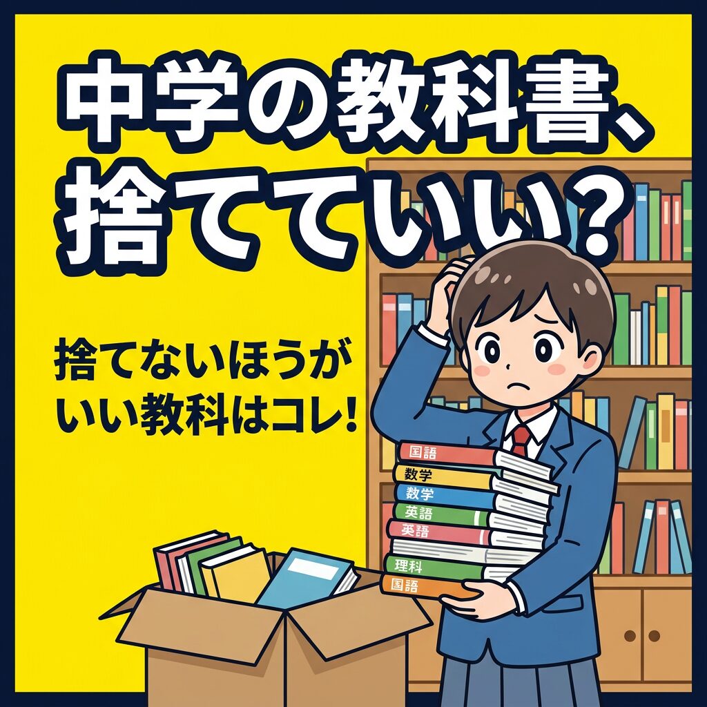 捨てない ほうがいい中学の教科書
