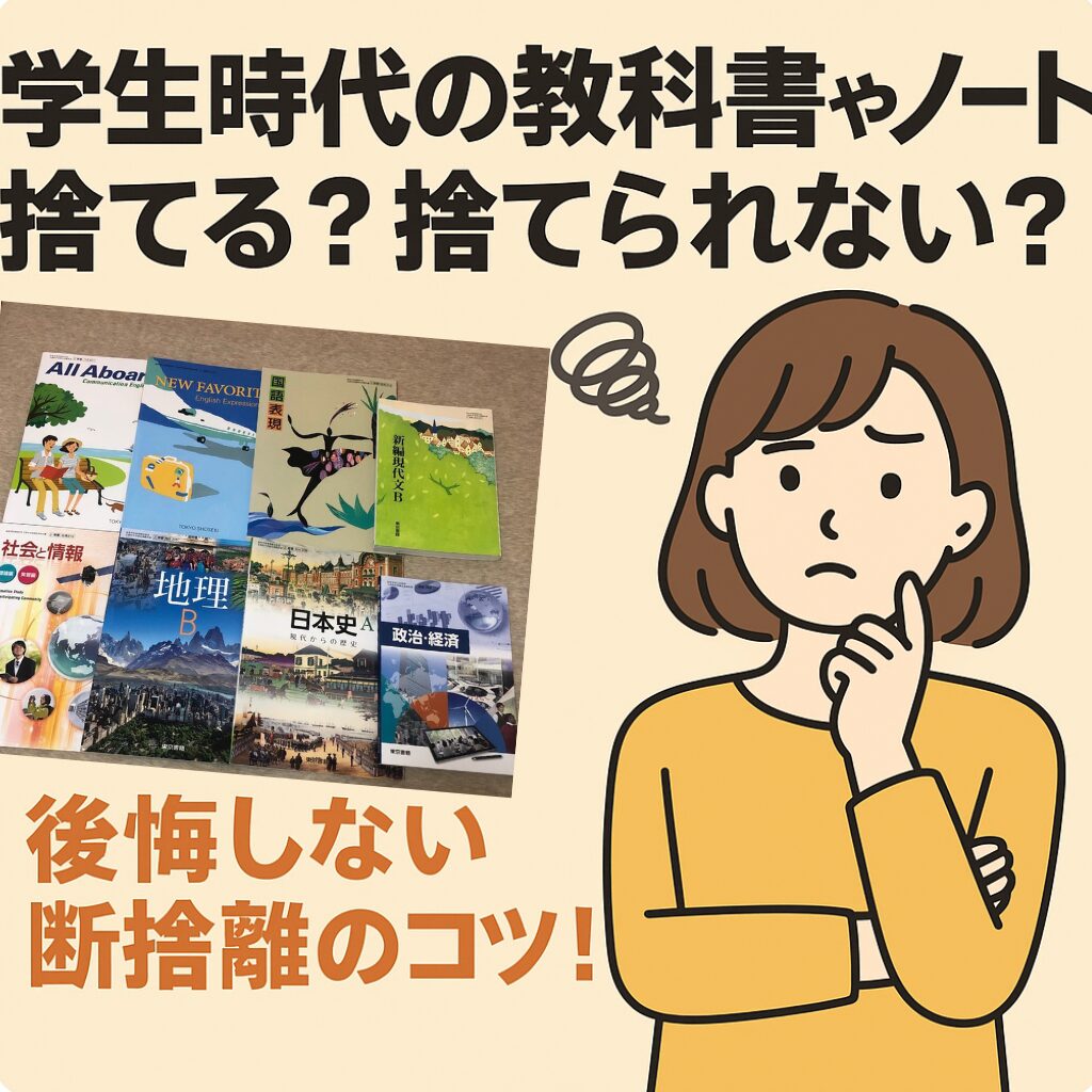 学生時代の教科書捨てる？