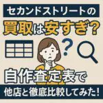セカンドストリートの買取は安すぎ？