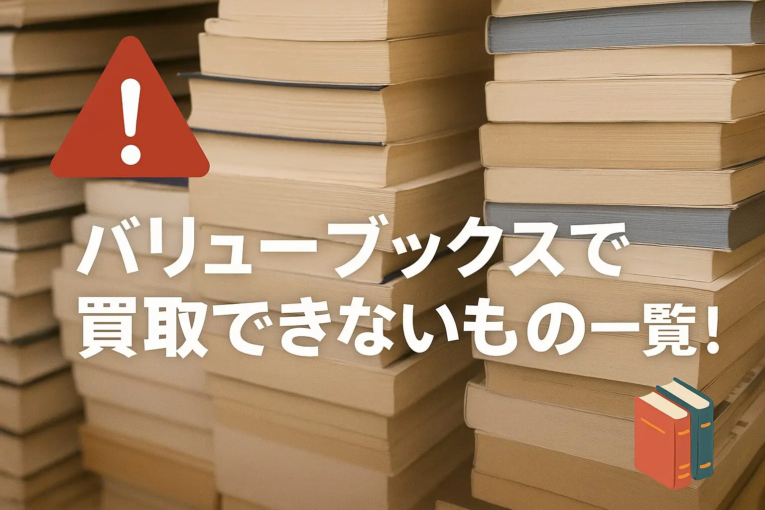 バリューブックス買取できないもの