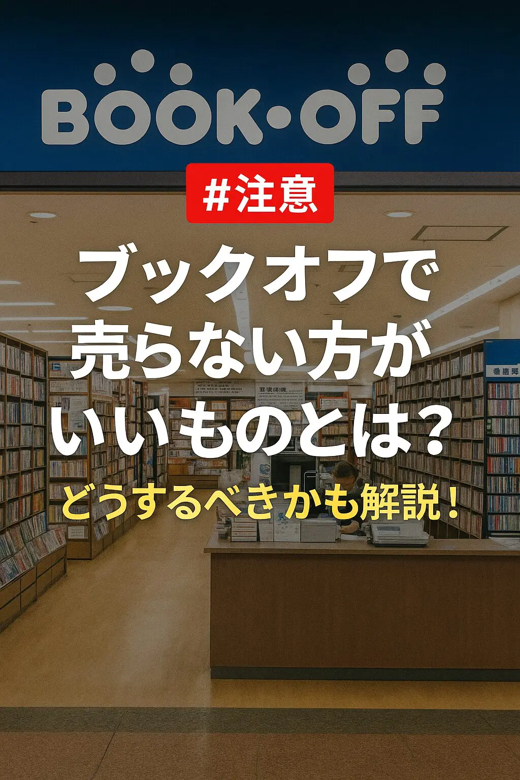 ブックオフ　売らない方が良いもの