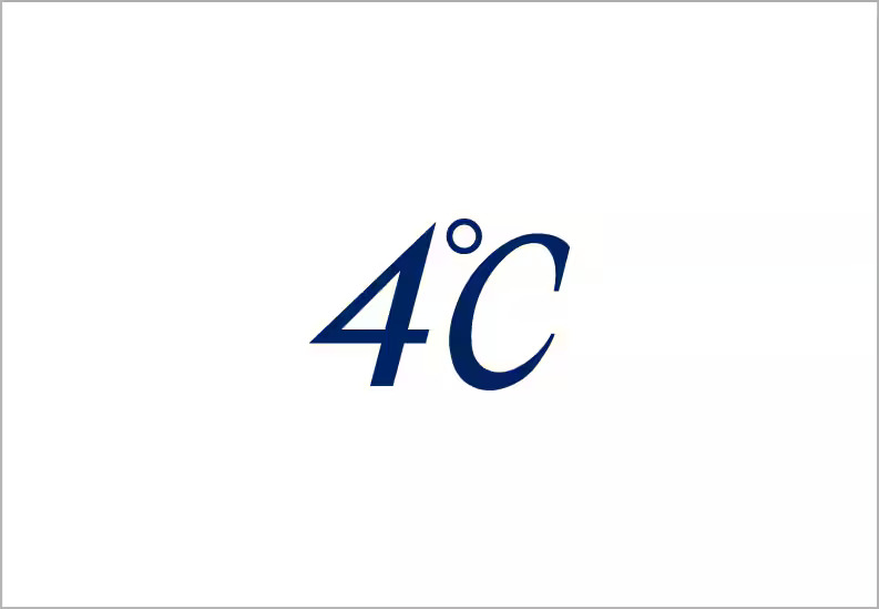 4℃