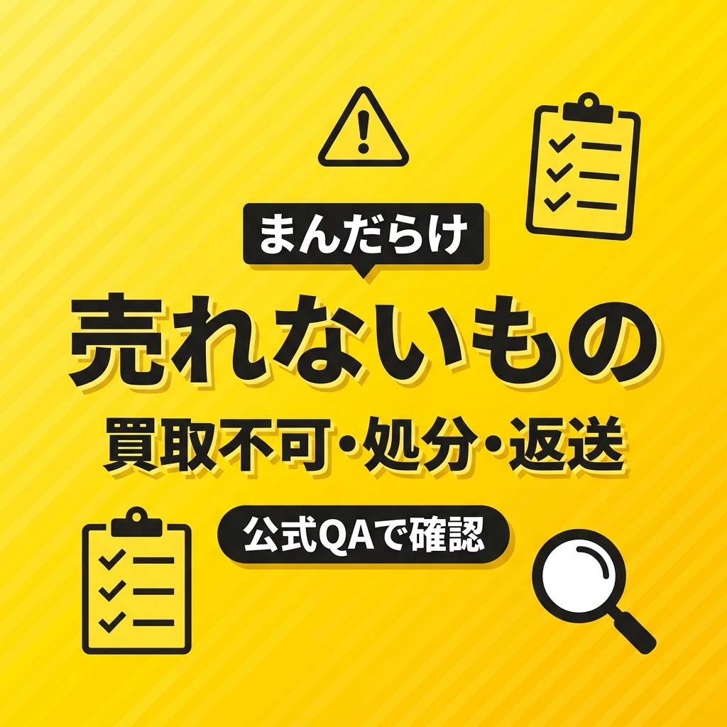 まんだらけで売れないもの